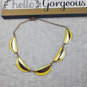 5 for $15 Yellow and Gold color necklace